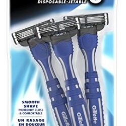 Lâmina De Barbear Descartável Masculina Gillette Mach3, 3 Un