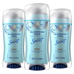 Desodorante Secreto Sem Alumínio Para Mulheres Com Aroma De