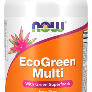 Multivitamínico Ecogreen Now Foods 180 Cápsula Sabor Sem Sabor