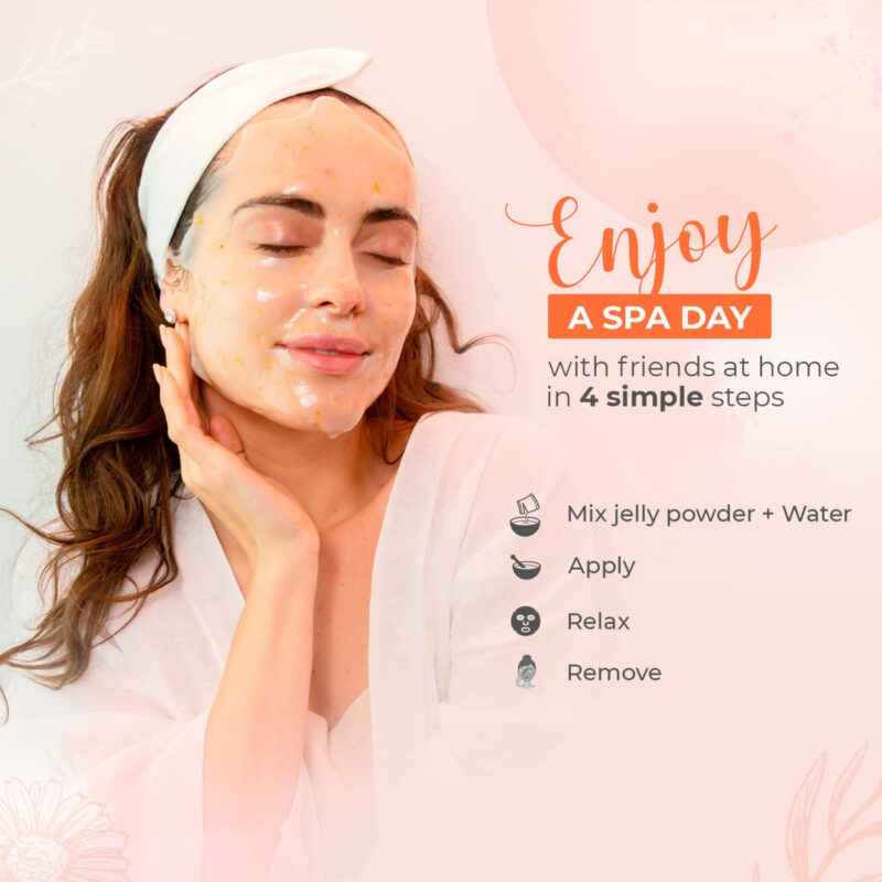 Jelly Mask Brüun Peel-off Peppermint 680ml For 30-35 Treatme - Image 4
