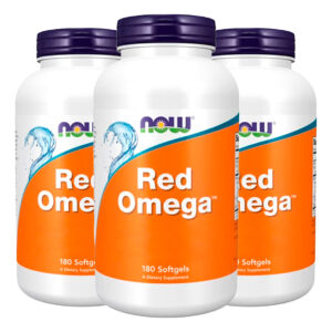 Óleo De Peixe Red Omega Now Foods 180 Sofgels Importado 3un