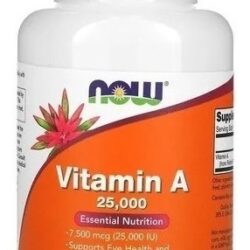 Now Foods Vitamina A 25.000 Ui 250cáps Softgel Importada