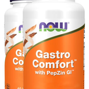 Gastro Comfort Com Pepzin Gi 60 Cáps Importado 2un Now Foods