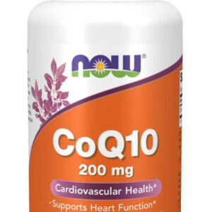 Coenzima Coq10 200mg 60 Veg Caps Nowfoods Sabor Sem Sabor