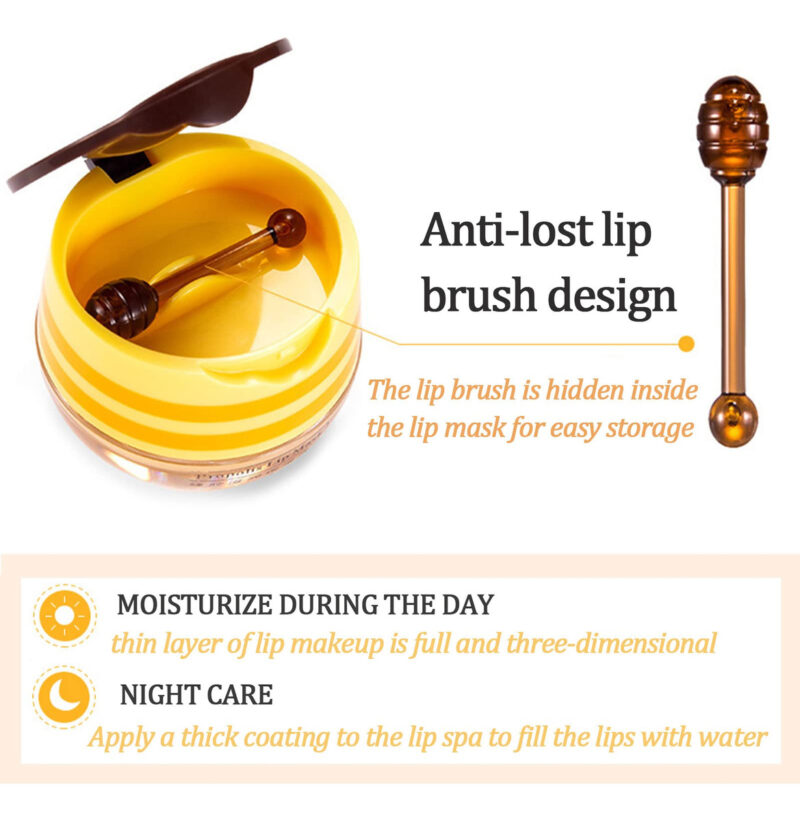 Bálsamo Labial Loobexery Bee Balm Honey Pot, Pacote Com 2 Un - Image 3