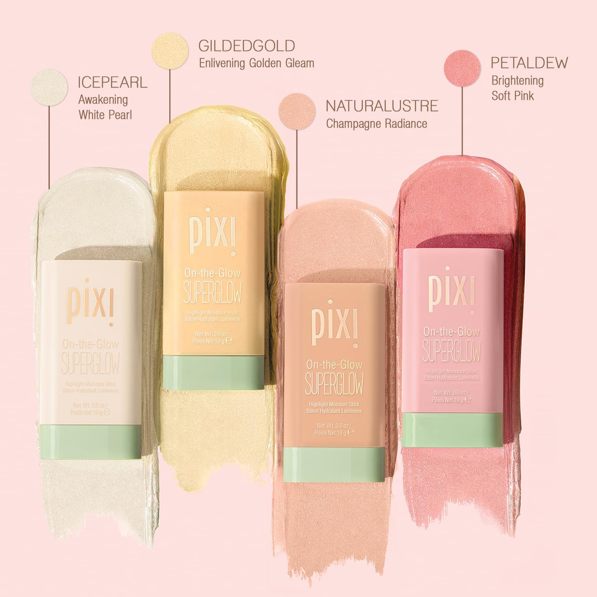 Marcador Pixi On-the-glow Superglow Ice Pearl Gel Cream - Imagem 2