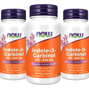 Indole-3-carbinol Now Foods 200mg 60veg Caps 3un