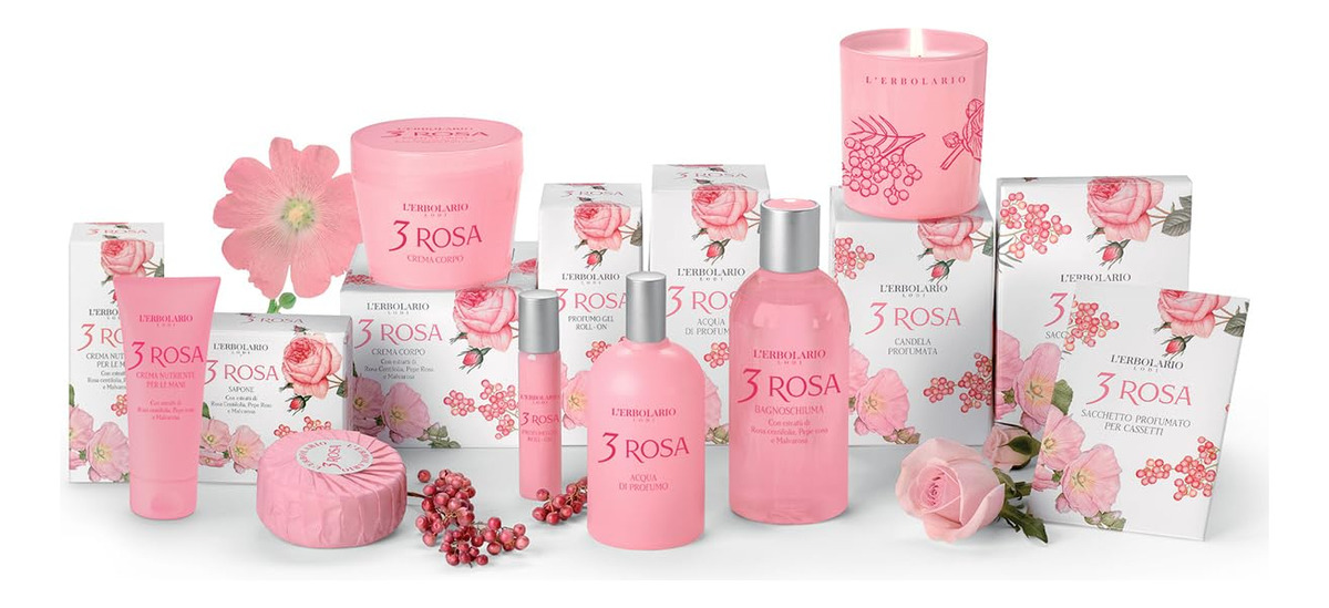 Creme Corporal L'erbolario 3 Rosa Hidratante Nutritivo 200ml - Imagem 7