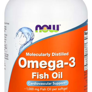 Ômega-3 Molecularmente Destilado Now Foods 500softgels