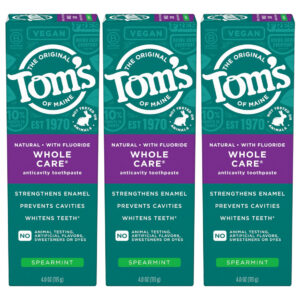 Pasta De Dentes Tom's Of Maine Whole Care Com Flúor 120 Ml (