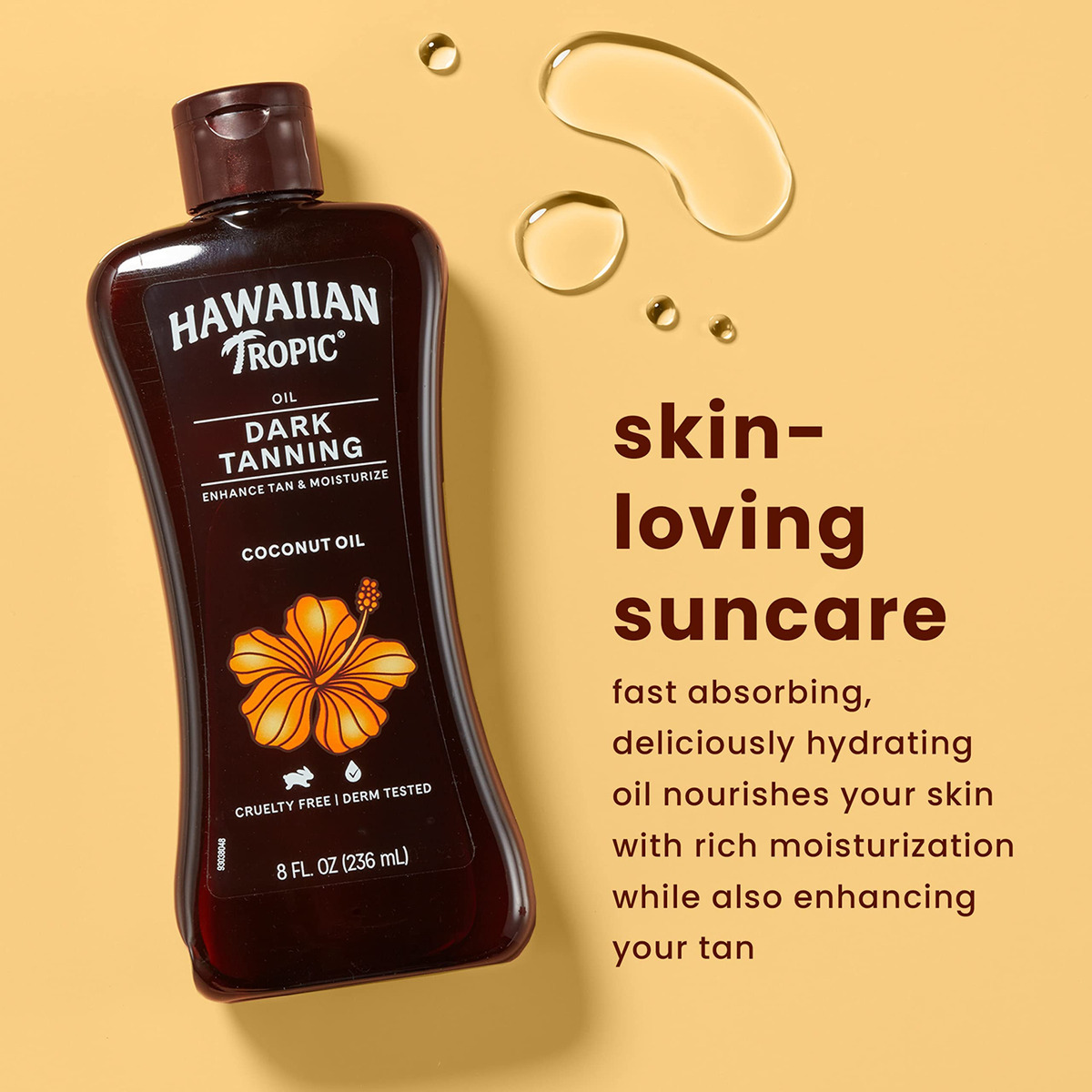 Protetor Solar Hawaiian Tropic Dark Tanning Oil Original 240 - Imagem 3