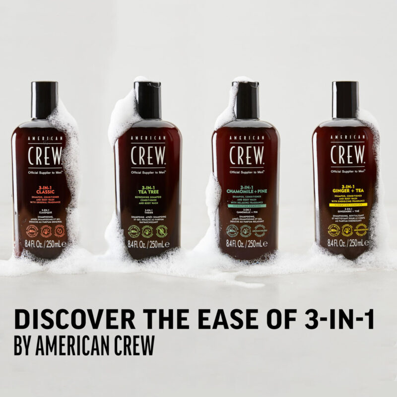 Shampoo, Condicionador E Sabonete Líquido 3 Em 1 American Cr - Image 8