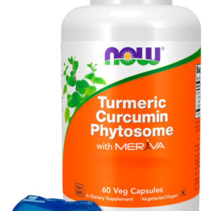 Curcumina Fitossomo 500mg Now Foods 60cáps + Porta Cápsulas