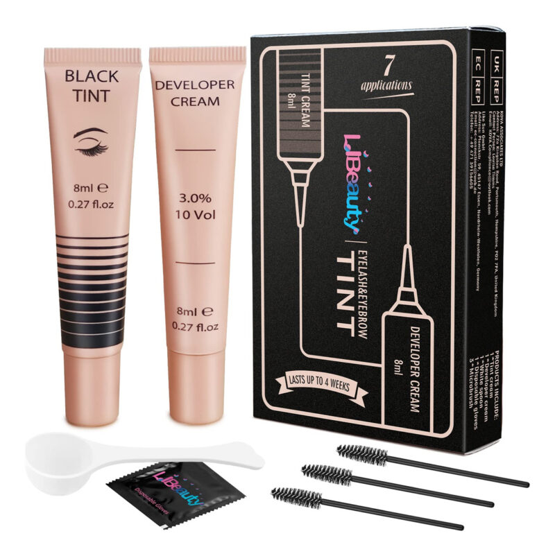 Kit De Cores Pretas Para Cílios E Sobrancelhas Libeauty Inst