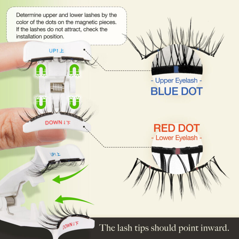 Cílios Magnéticos Lashview R01 Com Aplicador À Prova D'água - Image 6