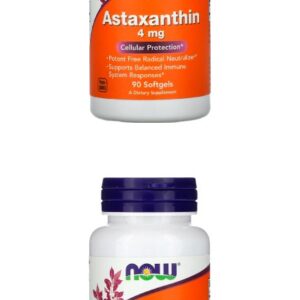 Astaxantina 4mg Now Foods 90softgels 2un