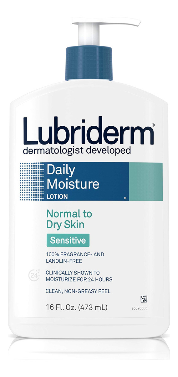 Loção Corporal Lubriderm Daily Moisture Sensitive Skin 473ml