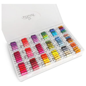 Kit De Fio Dental Para Bordar Atteret Original 108 Cores Com