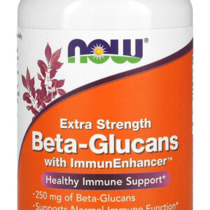 Betaglucano Com Immunenhancer 250 Mg 60 Cápsulas Now Foods Sabor Without Flavor