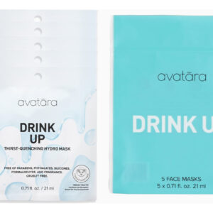 Máscara Facial Avatara Drink Up Hydrating Com Aloe Vera, 5 F