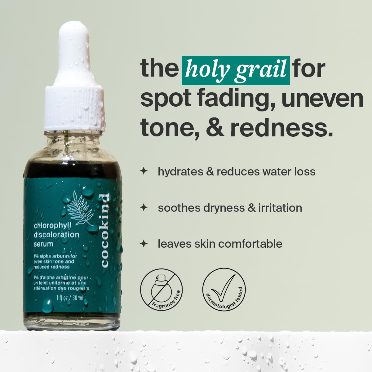 Sérum Spot Fading Cocokind Chlorophyll Descoloring 30ml - Imagem 2