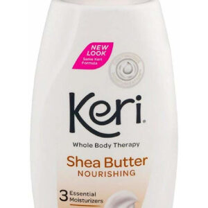 Loção Corporal Keri Nourishing Shea Butter, 15 Onças
