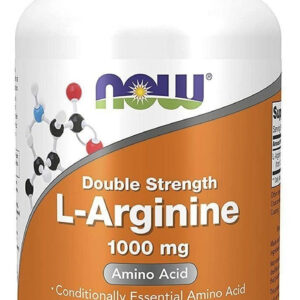 L-arginine 1000mg 120 Tabs Arginina Força Dupla - Now Foods