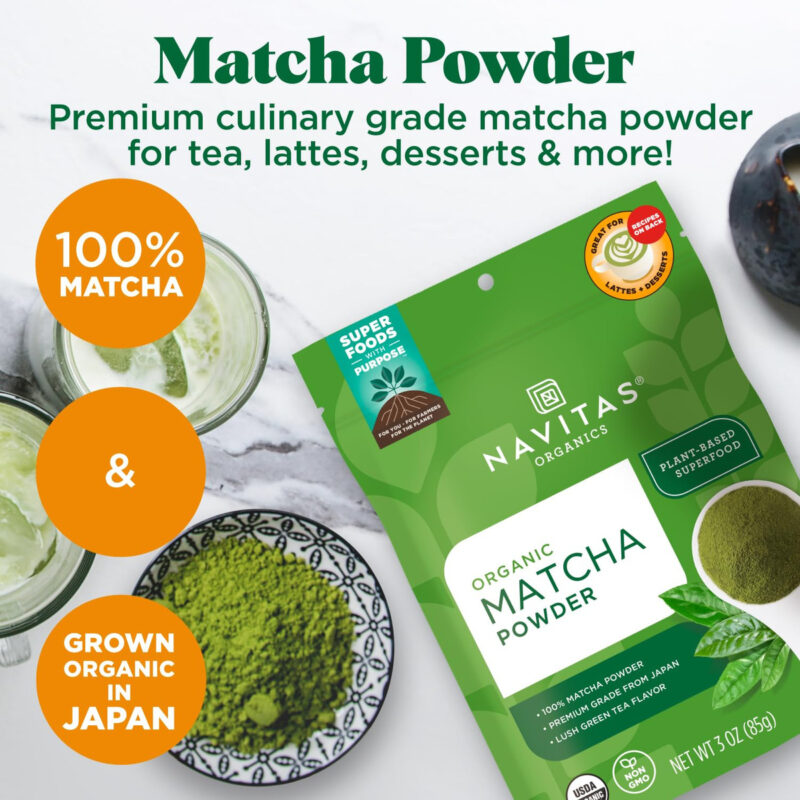 Matcha Em Pó Navitas Organics 85 Porções 85g - Image 3