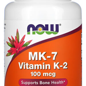 Mk-7 Vitamina K-2 100mcg 60 Veg Cápsulas Importado