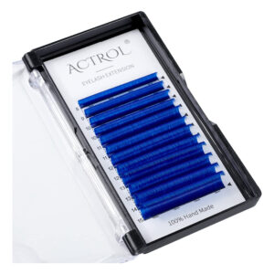 Extensões De Cílios Coloridas Actrol Easy Fan 8-15 Mm Blue D