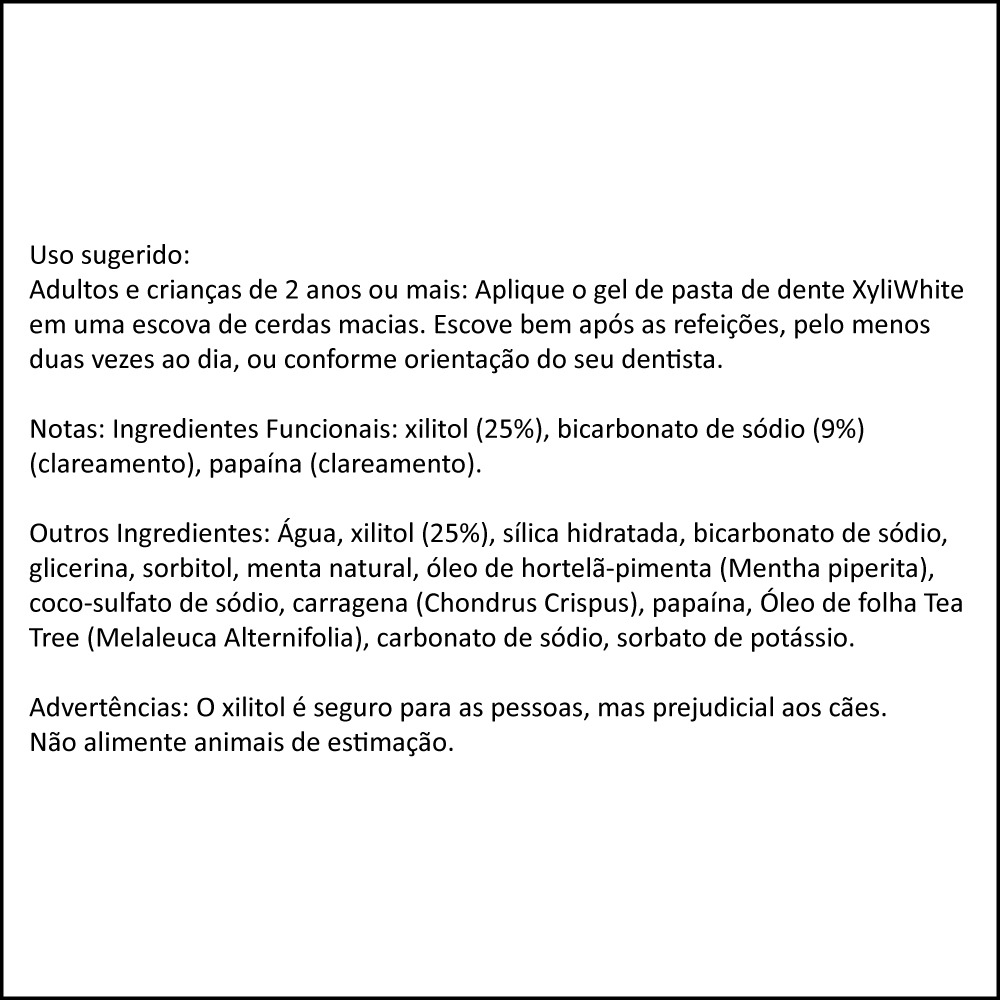 Gel Creme Dental Xyliwhite Now Foods 181g Porta Cápsulas - Imagem 4