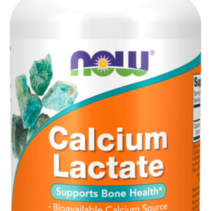 Cálcio Lactado Now Foods 250 Tablets Importado