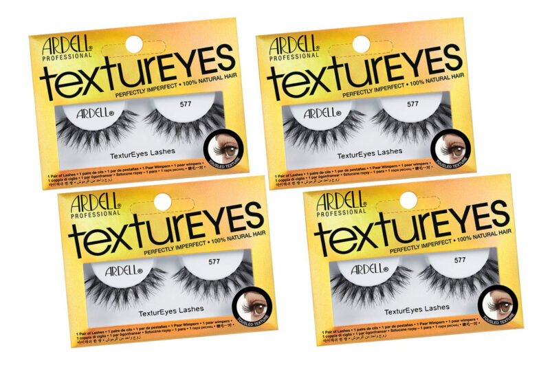 Pestanas Falsas Ardell Textureyes #577, Pacote Com 4