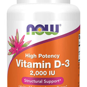 Now Foods Vitamina D3 2000iu 120soft Distribuidor Autorizado