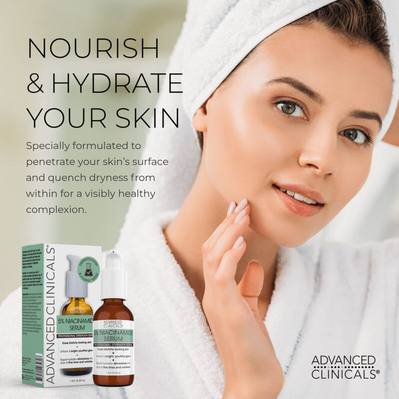 Sérum Advanced Clinicals Niacinamida 50ml Com Ácido Hialurôn - Image 4