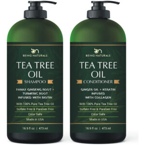 Conjunto De Shampoo E Condicionador Being Naturals Tea Tree