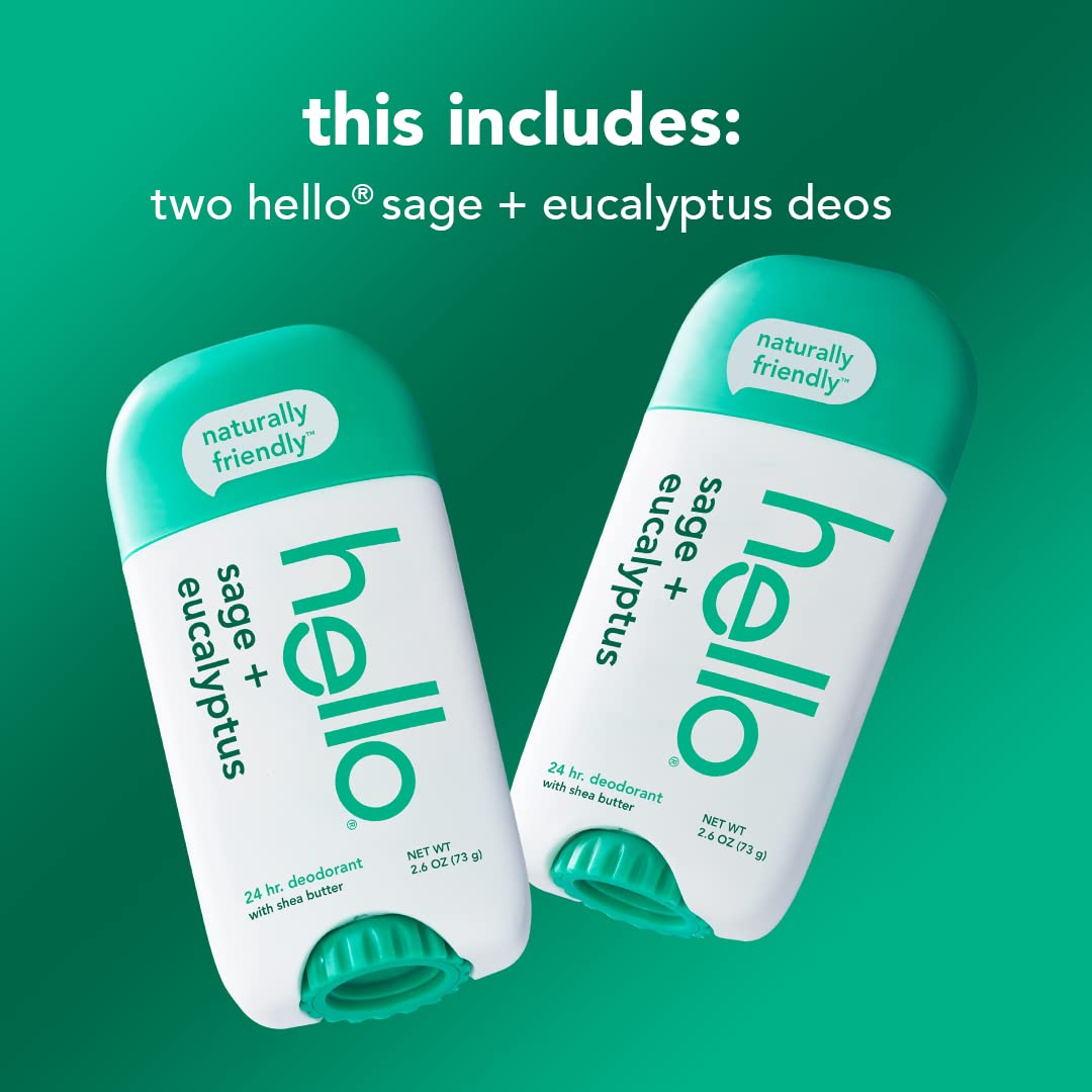 Desodorante Hello White Sage + Eucalyptus 75ml Para Mulheres - Imagem 3