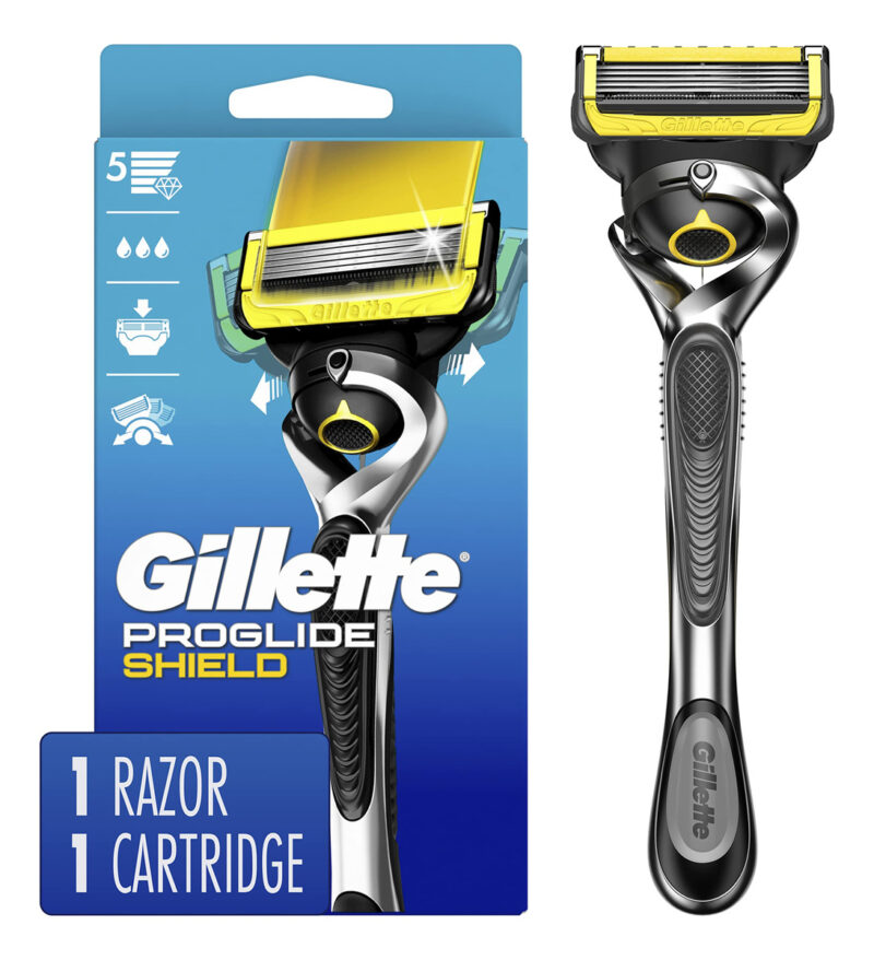 Recarga Masculina Gillette Proglide Shield Com Alça De Barbe