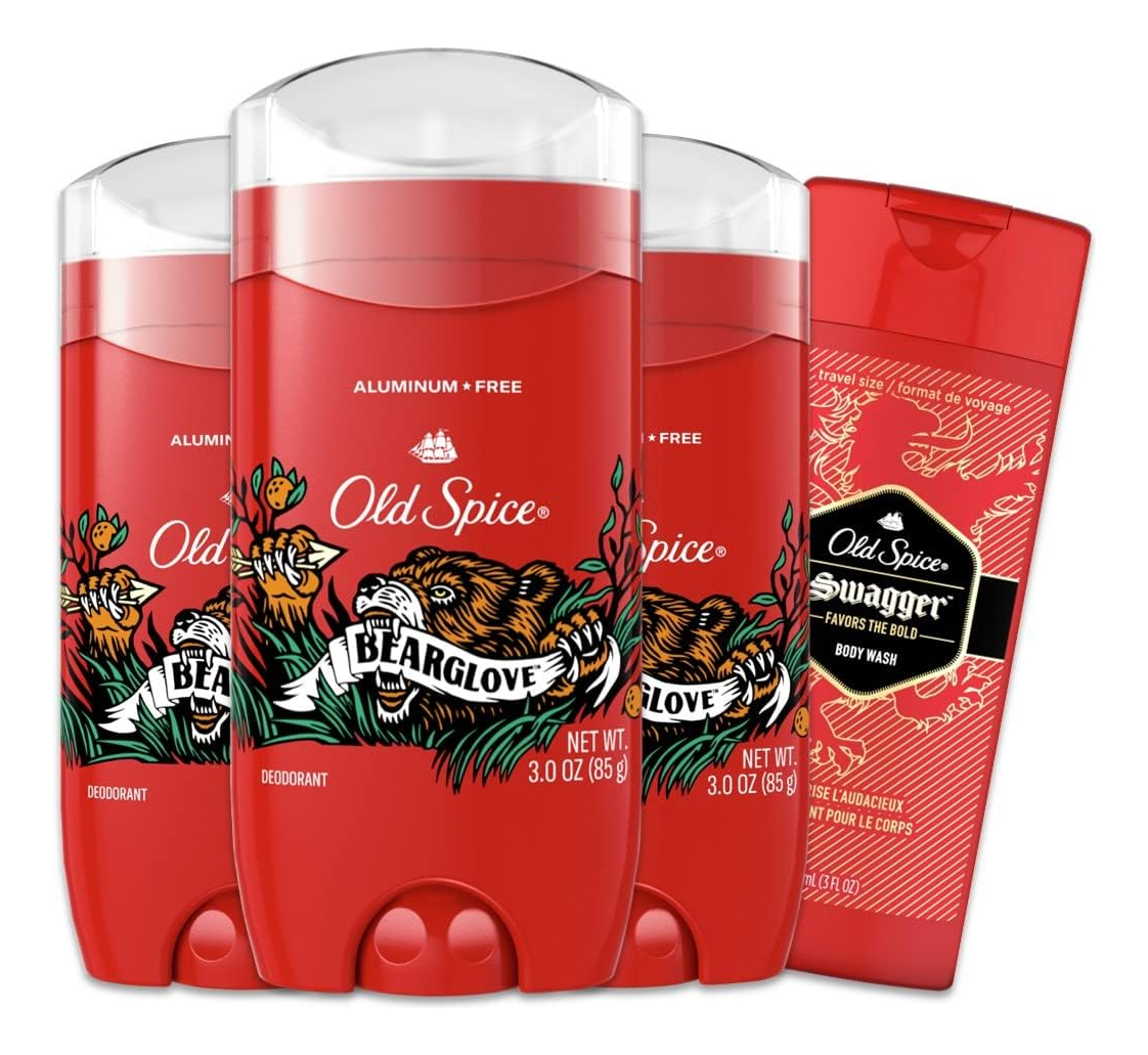 Desodorante Old Spice Bearglove Scent Men 90 Ml (pacote De 3 - Imagem 2