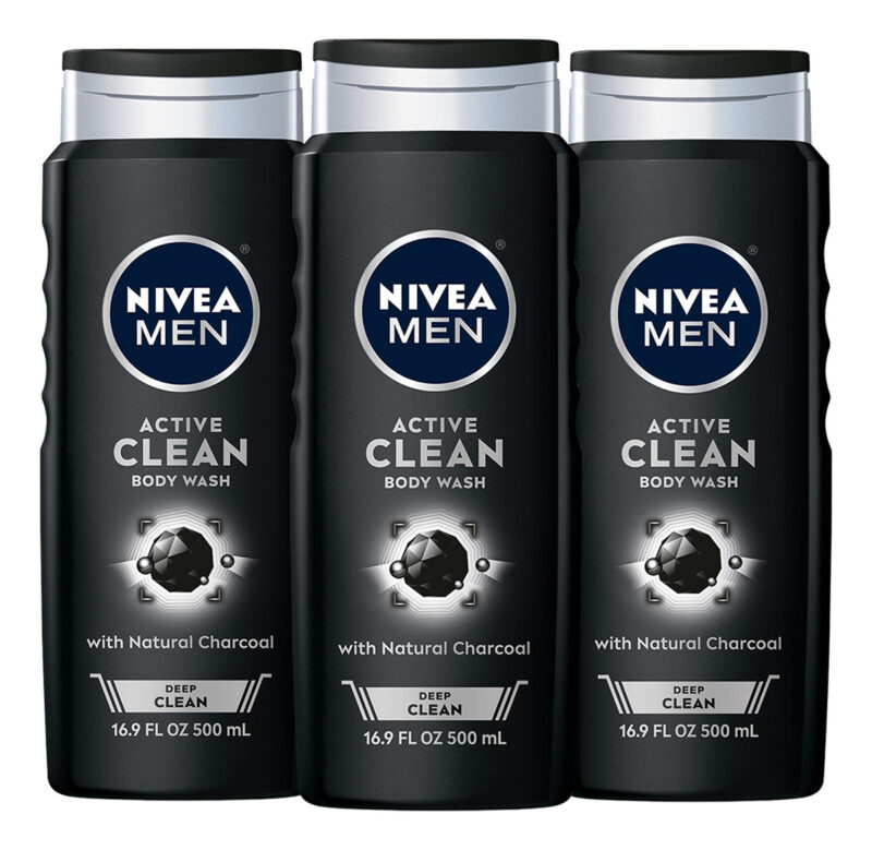 Sabonete Líquido Nivea Men Deep Active Clean Charcoal 500ml,