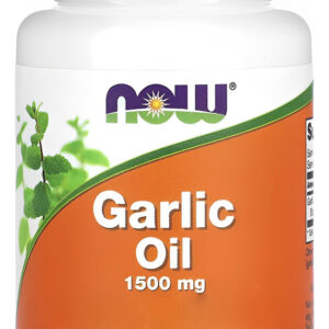 Now Foods Óleo De Alho 1500mg 100 Softgels Importado
