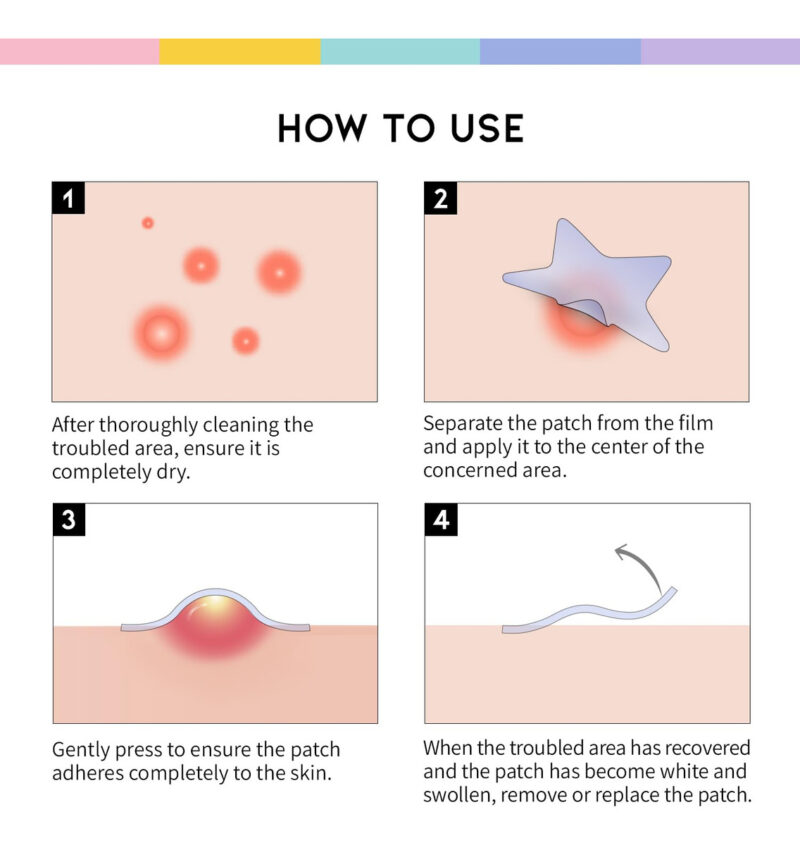 Patch Para Acne/espinhas #ootd Star Spot Hydrocoloid 80 Unid - Image 6