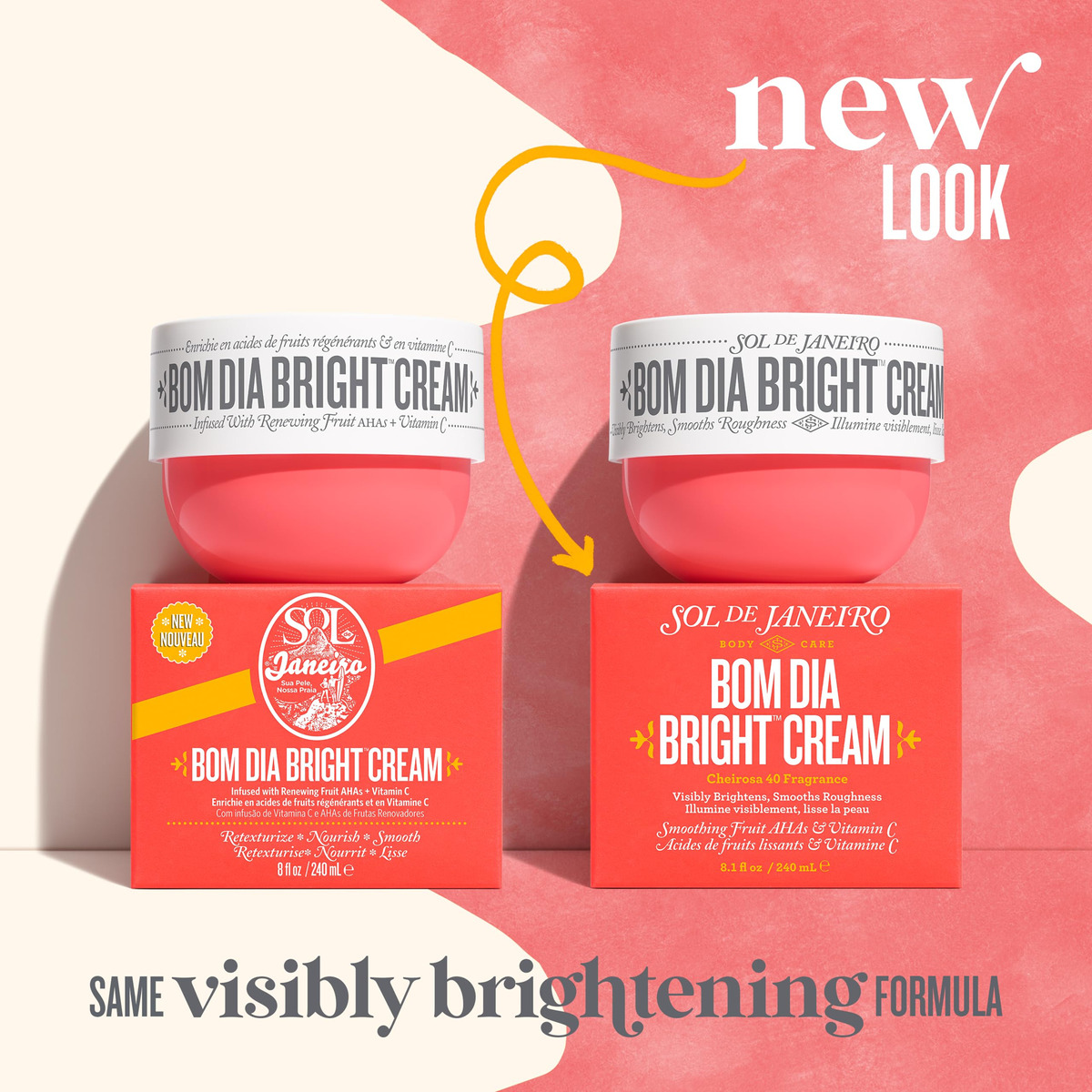 Creme Corporal Sol De Janeiro Visivelmente Iluminador 240ml - Imagem 2