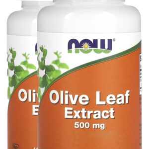 Extrato Folha De Olive 500mg 60 Cáps Importado 2un Now Foods