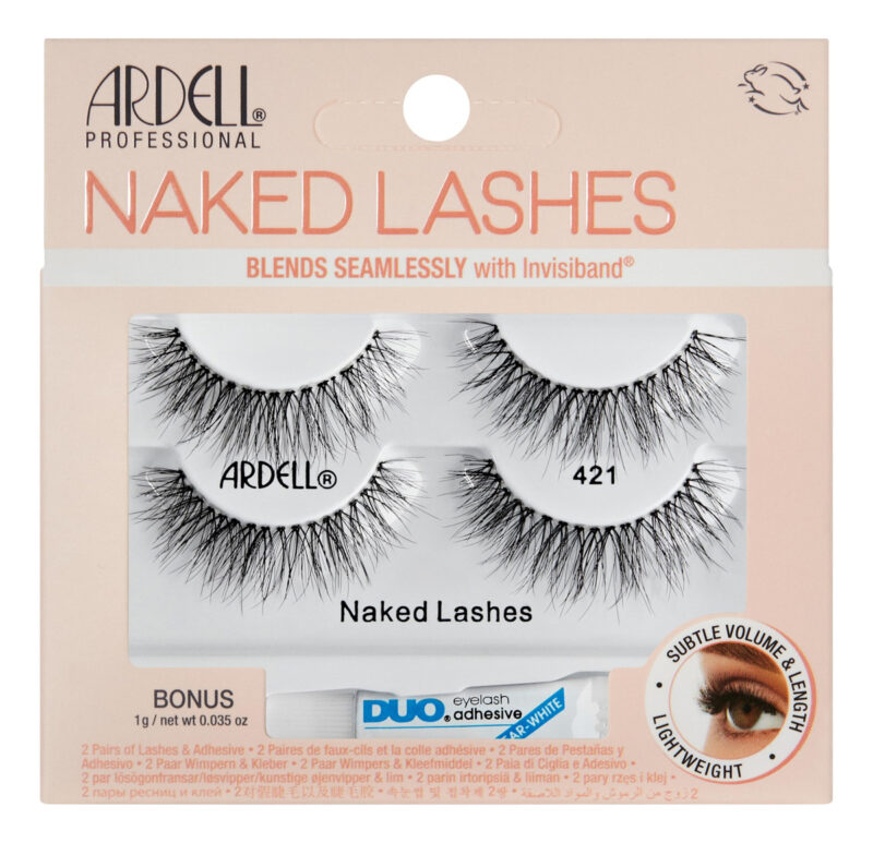 Cílios Postiços Ardell Naked Lashes 421, Pacote Com 2 Unidad