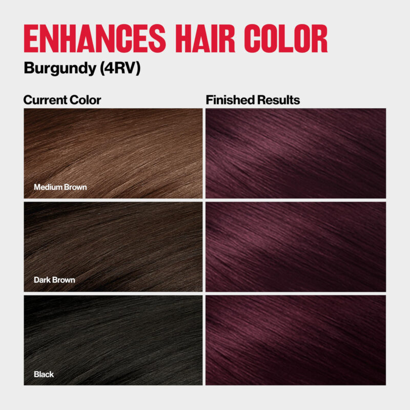 Tintura De Cabelo Revlon Colorsilk Tone + Gloss + Care 4rv B - Image 3