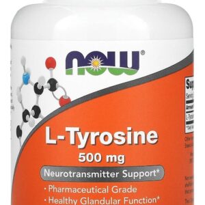Now Foods L-tirosina 500mg 120 Cápsulas No Brasil