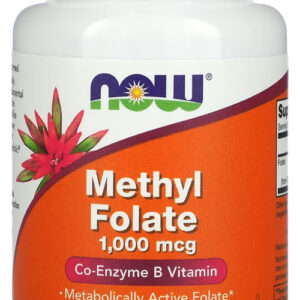 Metilfolato Methyl 1000mcg Now Foods 90 Tablets Importado