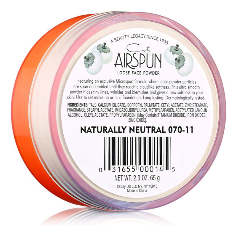 Pó Facial Coty Airspun Naturally Neutral 68 Ml Em Pó Solto - Image 3