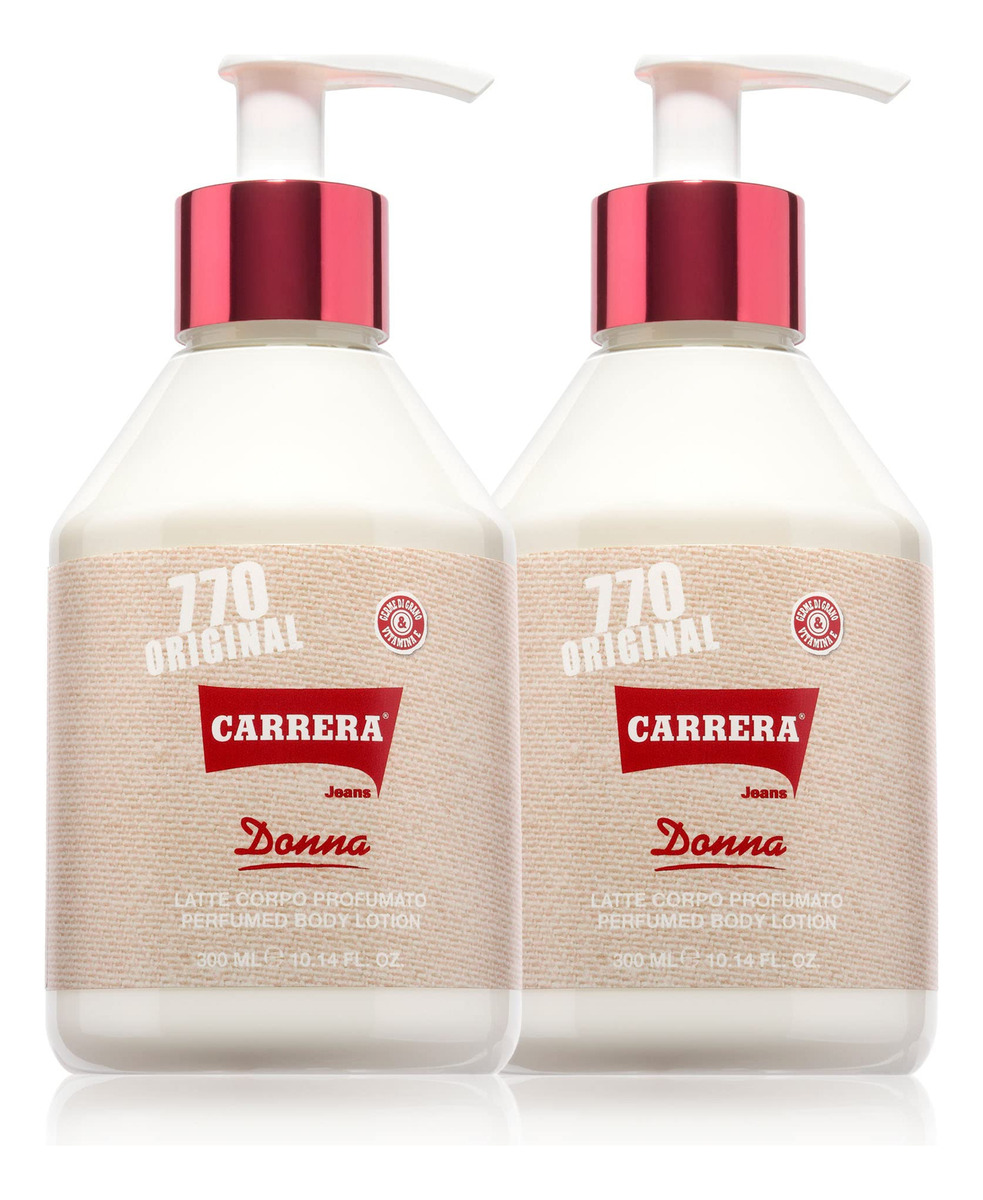 Loção Corporal Perfumada Carrera Jeans 770 Original 300ml X2